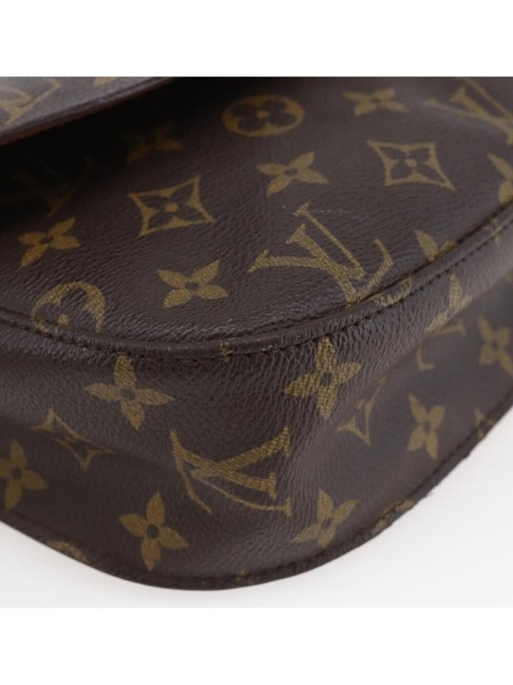 Authentic LOUIS VUITTON Monogram Monogram Saint Cloud GM Shoulder Bag M51242 - Picture 15 of 16